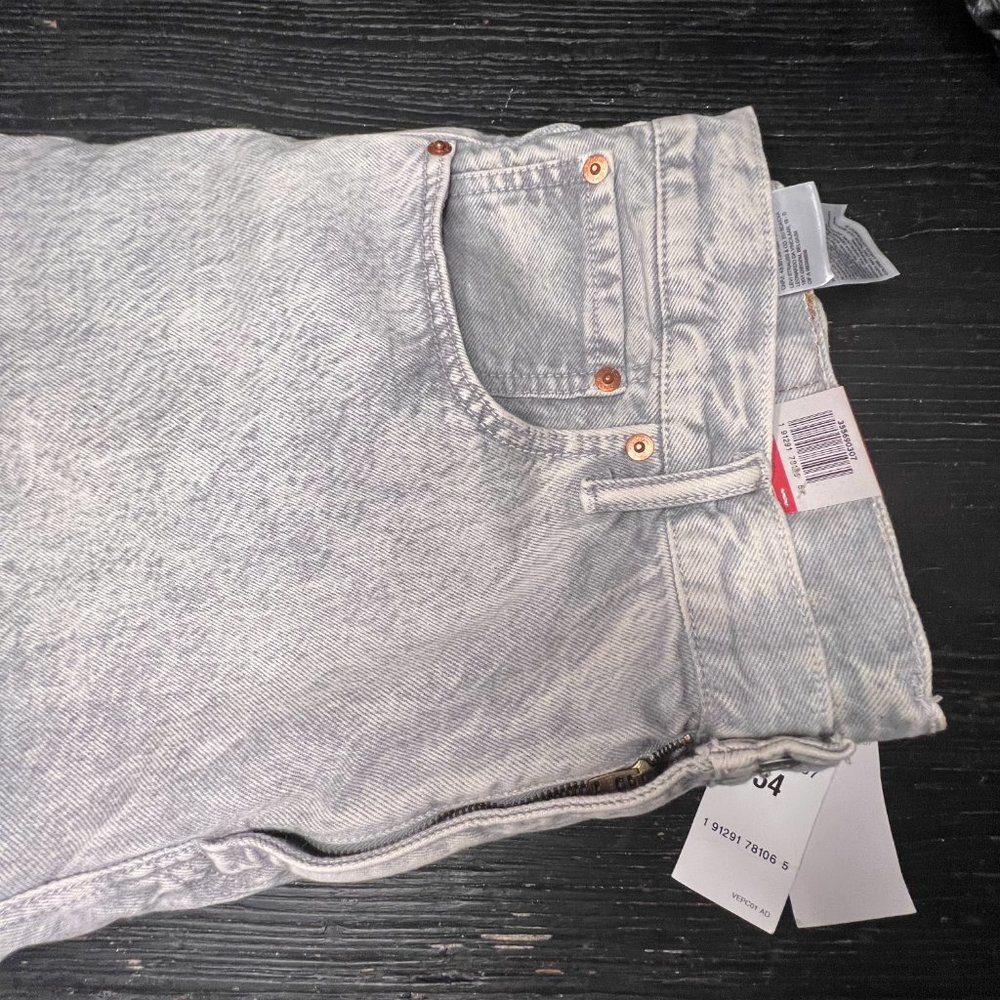 Levi's Men's 569 Denim Shorts - Grey